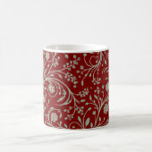 Elegantes botanisches Blumenmuster – Minimale Natu Kaffeetasse (Mittel)