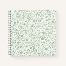 Elegantes botanisches Blumenmuster – Minimale Natu