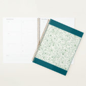 Elegantes botanisches Blumenmuster – Minimale Natu Planer (Anzeige)