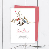 Elegantes botanisches Brautparty Einladung