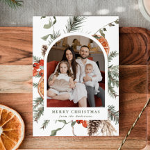 Elegantes botanisches Citrus Arch Foto