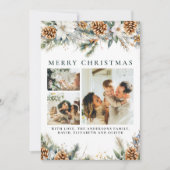 Elegantes botanisches Foliage | Foto Weihnachten (Vorderseite)