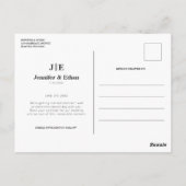 Elegantes botanisches Foto mit Sonnenblumen Save t Postkarte (Rückseite)