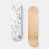 Elegantes botanisches Hängeregister-Set Skateboard (Vorderseite)