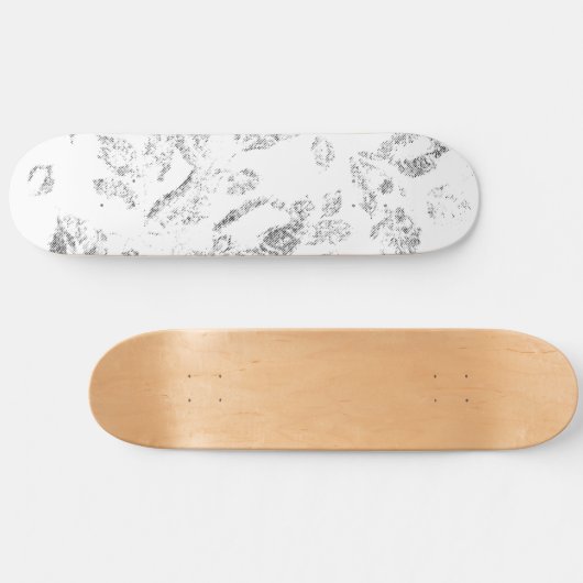 Elegantes botanisches Hängeregister-Set Skateboard (Horizontal)