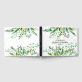 Elegantes Botanisches Hochzeitsbuch Gästebuch (Voll)