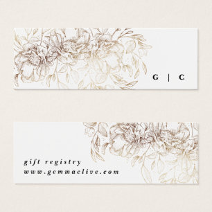 Elegantes botanisches Hochzeitstipendium