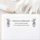 elegantes botanisches Hochzeitstitel (Insitu)