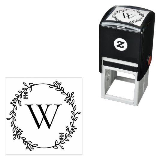 Elegantes Botanisches Kranzröhrchen Permastempel (Beispiel)