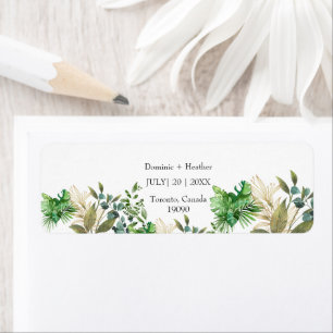 Elegantes botanisches Leaf