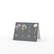 Elegantes botanisches Mama-Design für den Mutterta