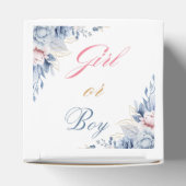 Elegantes botanisches Mondgeschlecht zeigt Babydus Geschenkschachtel (Oben)