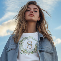 Elegantes botanisches Monogramm mit individuellem 