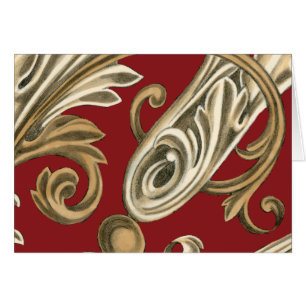 Elegantes botanisches Motiv mit Tan Foliage