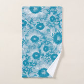 Elegantes botanisches Muster Badhandtuch Set (Handtuch)