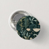 Elegantes botanisches Muster einer Wildblumenwiese Button (Vorne & Hinten)