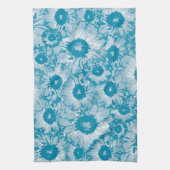 Elegantes botanisches Muster Geschirrtuch (Vertikal)