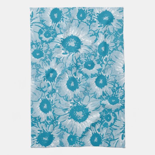 Elegantes botanisches Muster Geschirrtuch (Vertikal)