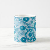 Elegantes botanisches Muster Kaffeetasse (Mittel)