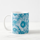 Elegantes botanisches Muster Kaffeetasse (Links)