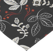 Elegantes botanisches Muster Kurzer Tischläufer (Ecke)