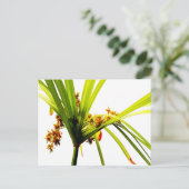 Elegantes botanisches Muster Postkarte (Stehend Vorderseite)