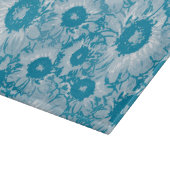 Elegantes botanisches Muster Schneidebrett (Ecke)
