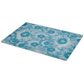 Elegantes botanisches Muster Schneidebrett (Ecke)