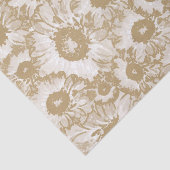 Elegantes botanisches Muster Seidenpapier (Ausschnitt)