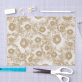 Elegantes botanisches Muster Seidenpapier (Handwerk)