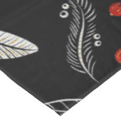 Elegantes botanisches Muster Tischdecke (Schrägansicht)