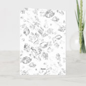 Elegantes botanisches Ordner-Set (Rückseite)