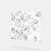Elegantes botanisches Ordner-Set Acrylschild (Winkel)