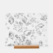 Elegantes botanisches Ordner-Set Acrylschild (Vorderseite)