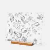 Elegantes botanisches Ordner-Set Acrylschild (Winkel)