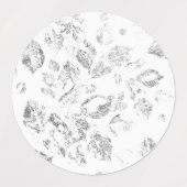 Elegantes botanisches Ordner-Set Etiketten (Design 1)