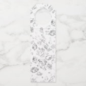 Elegantes botanisches Ordner-Set Flaschenanhänger (Vorderseite)