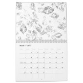 Elegantes botanisches Ordner-Set Kalender (Mär 2027)
