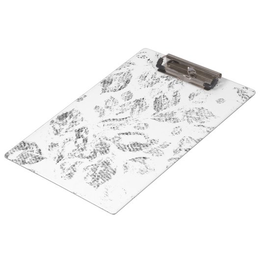 Elegantes botanisches Ordner-Set Klemmbrett (Schrägansicht)