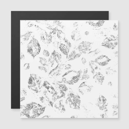 Elegantes botanisches Ordner-Set Magnetkarte (Vorne/Hinten)