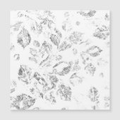 Elegantes botanisches Ordner-Set Magnetkarte (Vorderseite)
