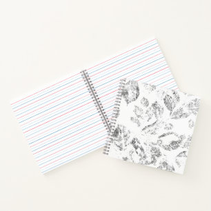 Elegantes botanisches Ordner-Set Notizblock