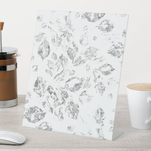 Elegantes botanisches Ordner-Set Sockelschild (In Situ)