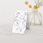 Elegantes botanisches Ordner-Set Terminkarte (Vorderseite)