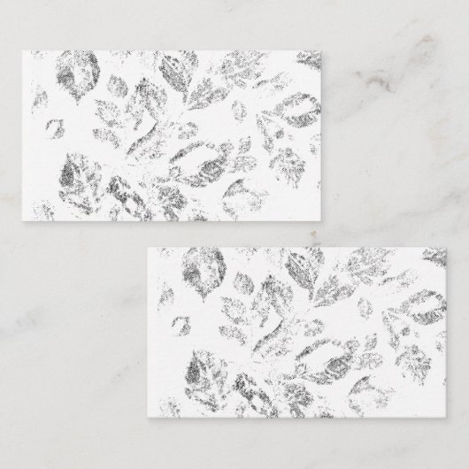 Elegantes botanisches Ordner-Set Terminkarte (Vorne/Hinten)