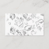 Elegantes botanisches Ordner-Set Terminkarte (Vorderseite)
