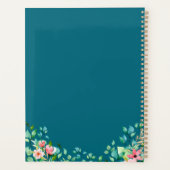 Elegantes botanisches Seepferd | Blau Planer (Rückseite)