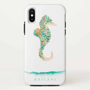 Elegantes botanisches Seepferd Case-Mate iPhone Hülle