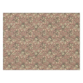 Elegantes botanisches Vintag Brown Oak Blätter Aco Tischdecke (Vorderseite (Horizontal))