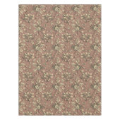 Elegantes botanisches Vintag Brown Oak Blätter Aco Tischdecke (Vorderseite)